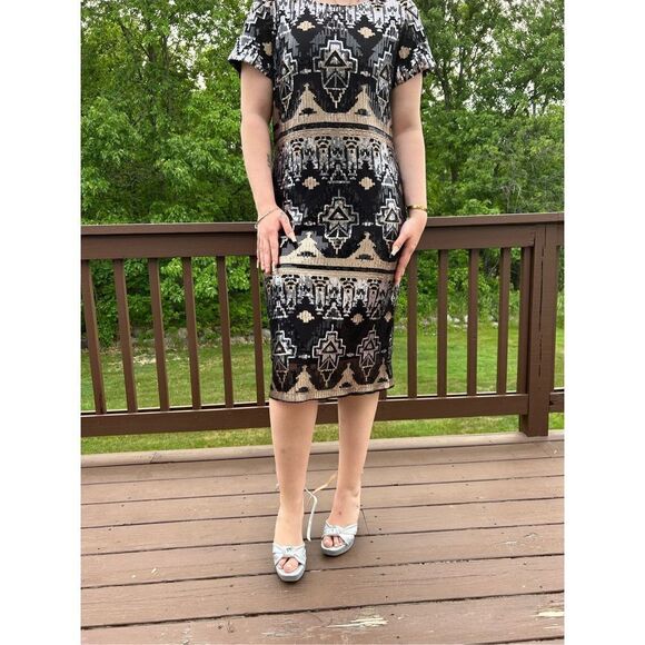 Ashley Stewart Dresses & Skirts - Ashley Stewart Sequin Special Occasion, party dress. Size Large/X Large. Used.